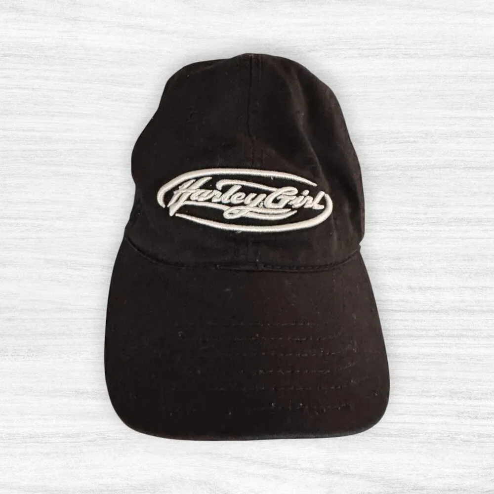 Harley-Davidson Harley Girl Black Embroidered Adjustable Baseball Cap Reading PA